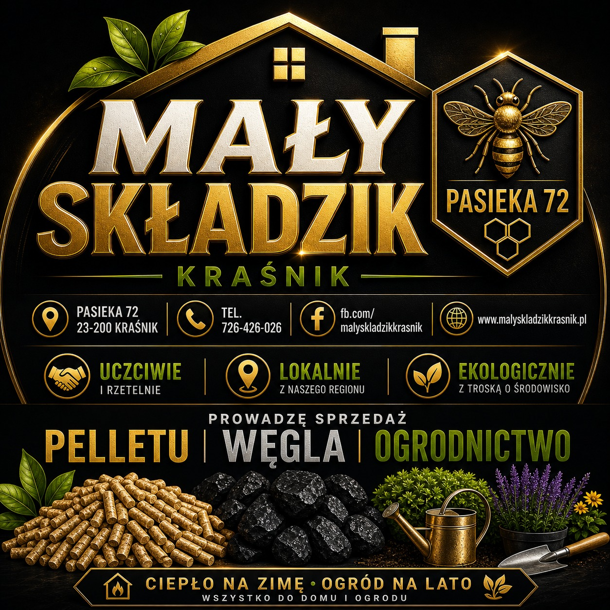 Mały Składzik Kraśnik - Logo Opał i Ogród